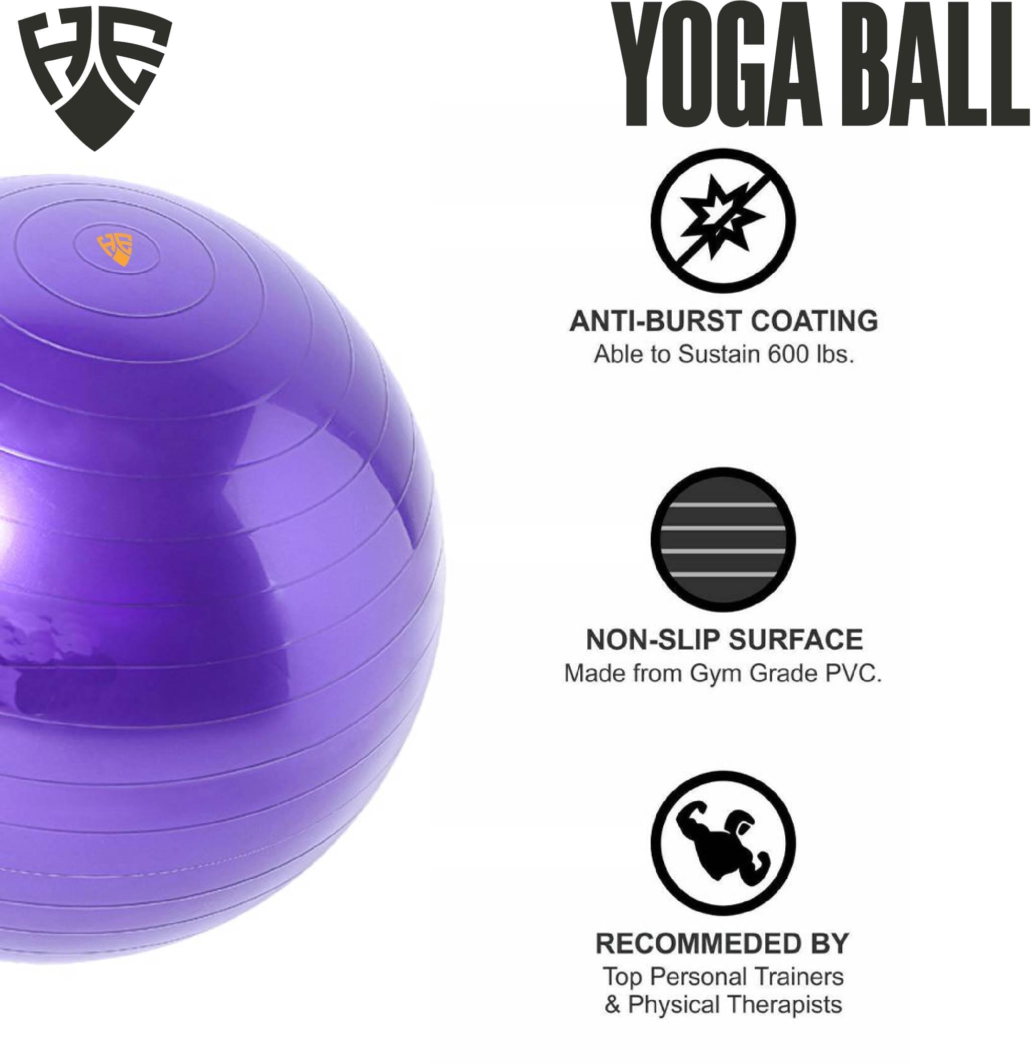 Burst Resistant Yoga Ball